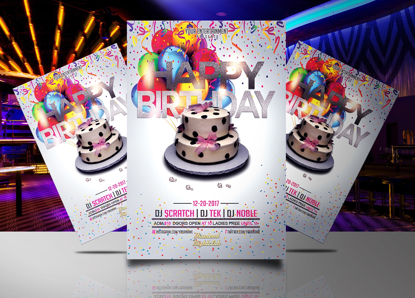 Download Happy Birthday Flyer Template Jaf Creative Studios